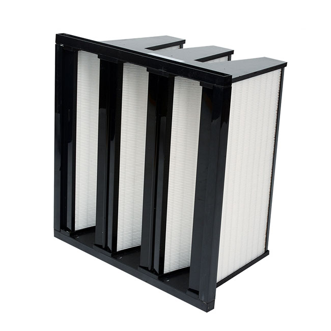 Plastic frame V-Type HEPA Filter