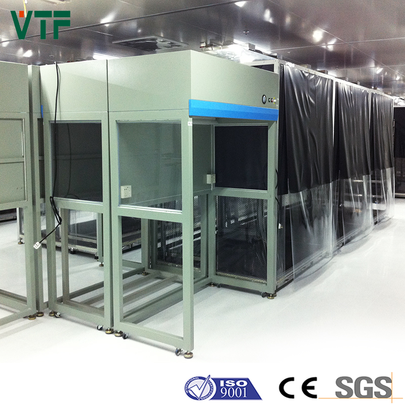 The stainless steel cleanroom booth